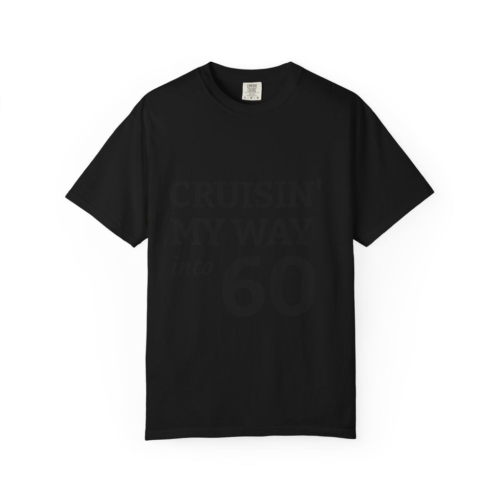 Cruisin' My Way into 60 T-Shirt — 60th Birthday Graphic Tee