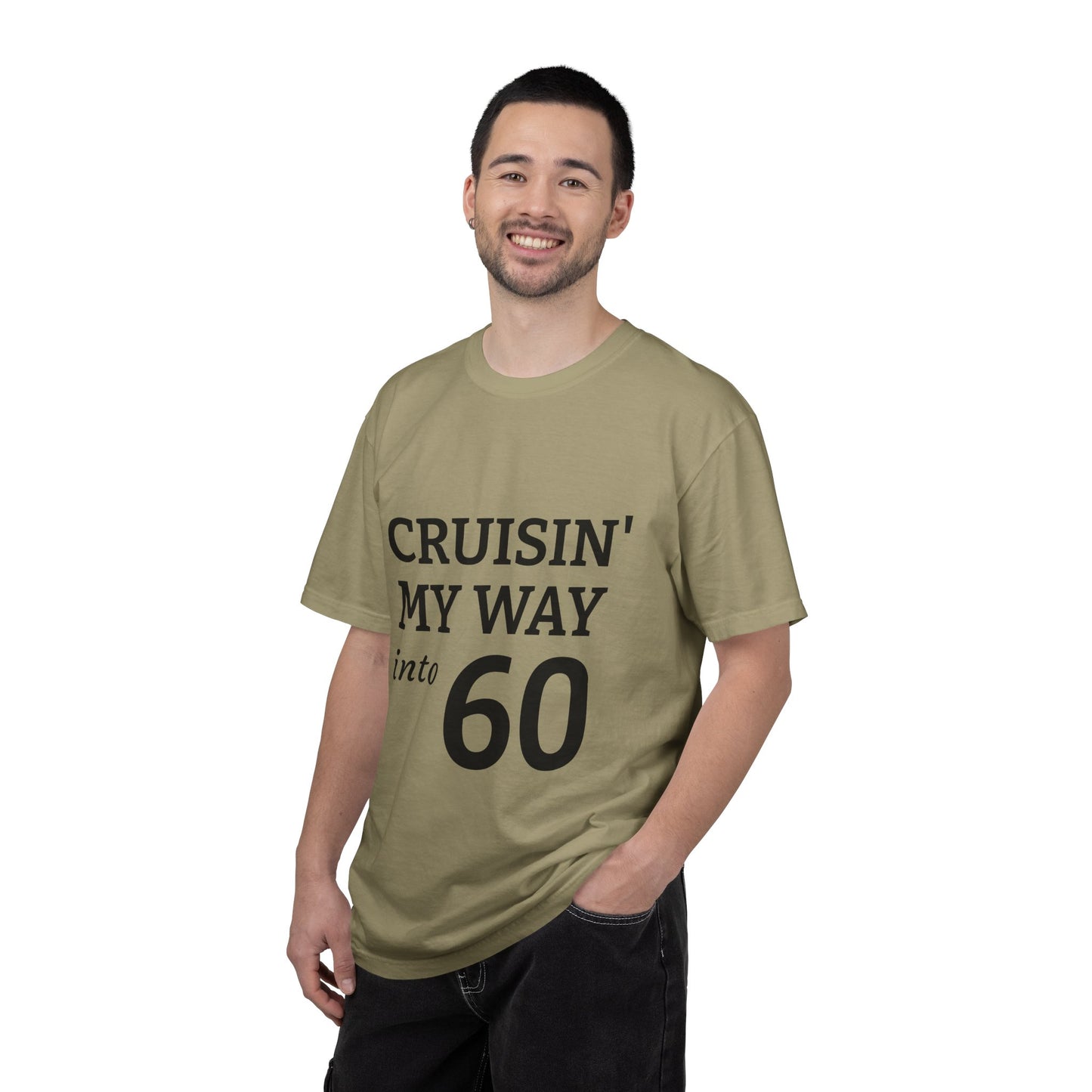 Cruisin' My Way into 60 T-Shirt — 60th Birthday Graphic Tee