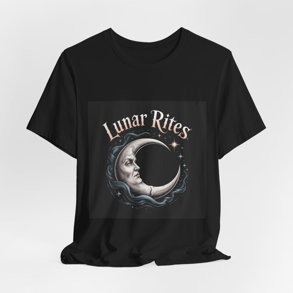 Lunar Rites Tee | witchy Christmas, winter solstice art