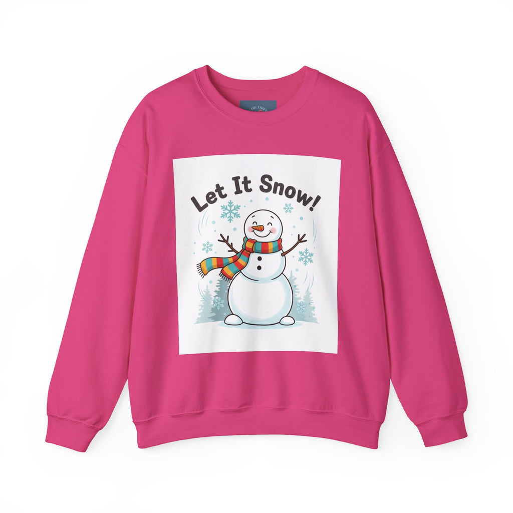 Let It Snow Snowman Sweatshirt | snow day, cozy winter shirt