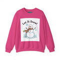 Let It Snow Snowman Sweatshirt | snow day, cozy winter shirt