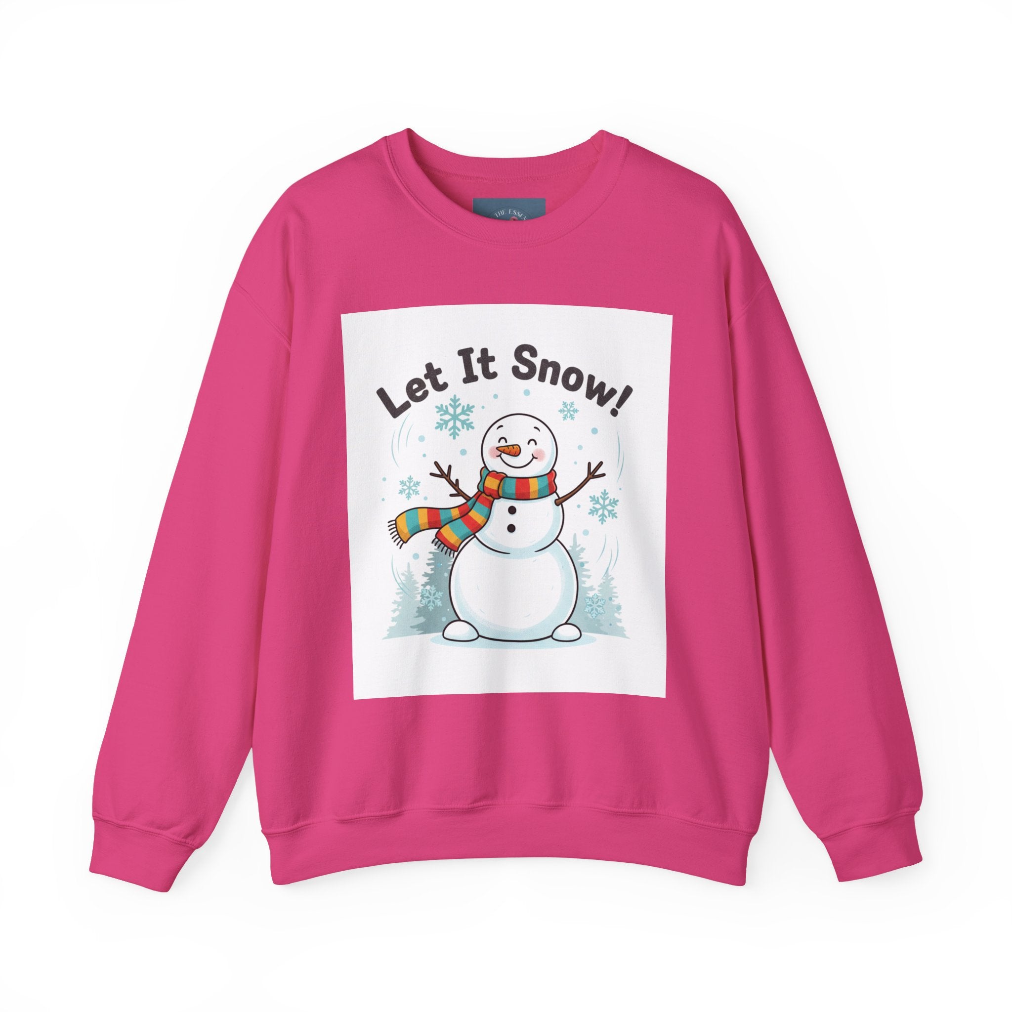 Let It Snow Snowman Sweatshirt | snow day, cozy winter shirt