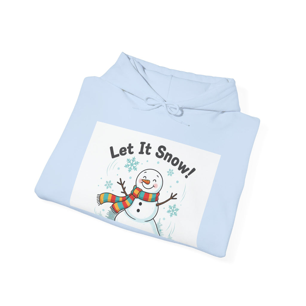 Let It Snow Snowman Hoodie | snow day, cozy winter shirt