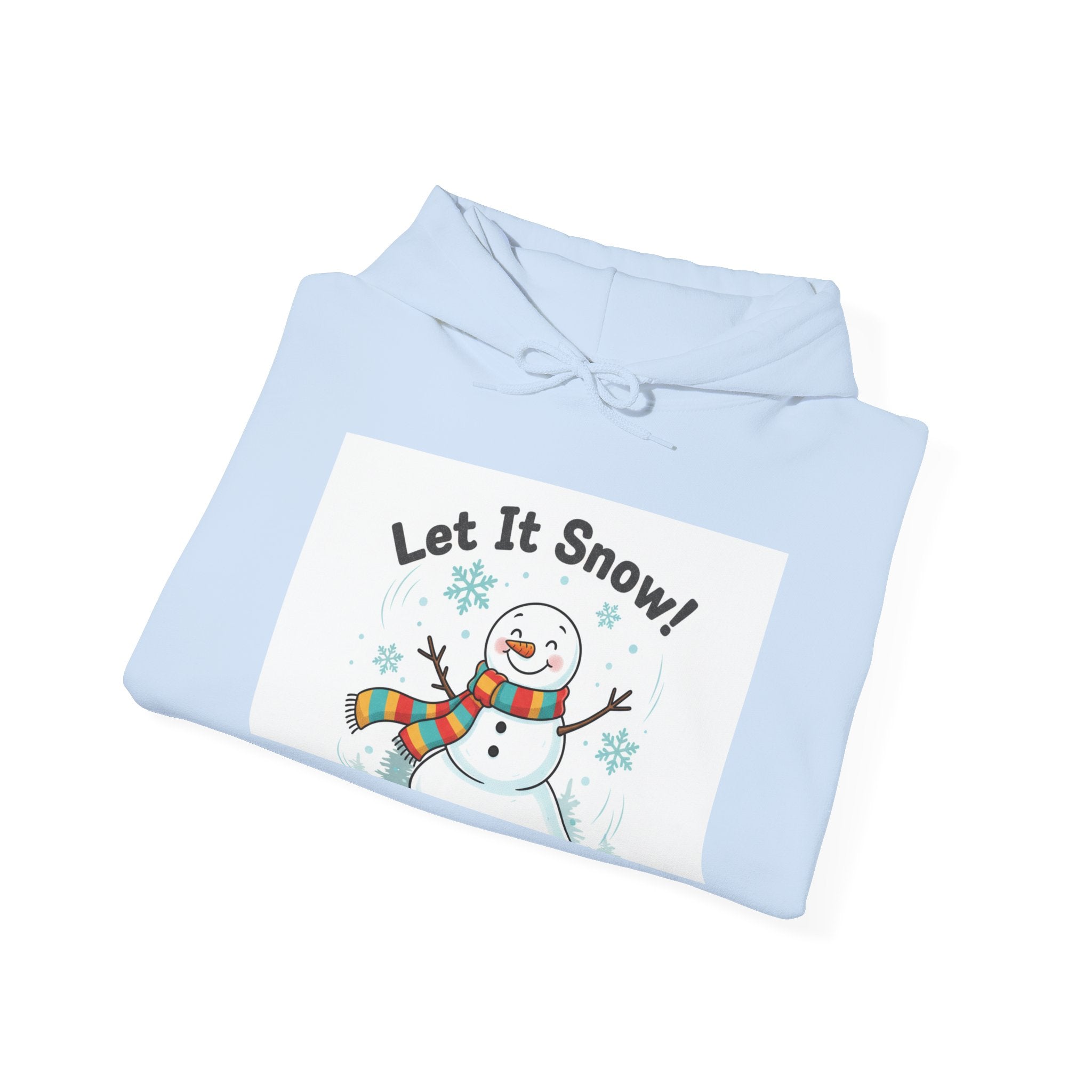 Let It Snow Snowman Hoodie | snow day, cozy winter shirt