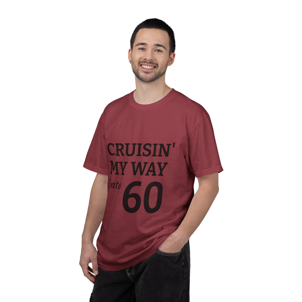 Cruisin' My Way into 60 T-Shirt — 60th Birthday Graphic Tee