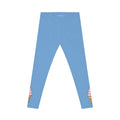 Ice Cream Cone Blue Leggings — Cute Pastel Women's Casual Leggings