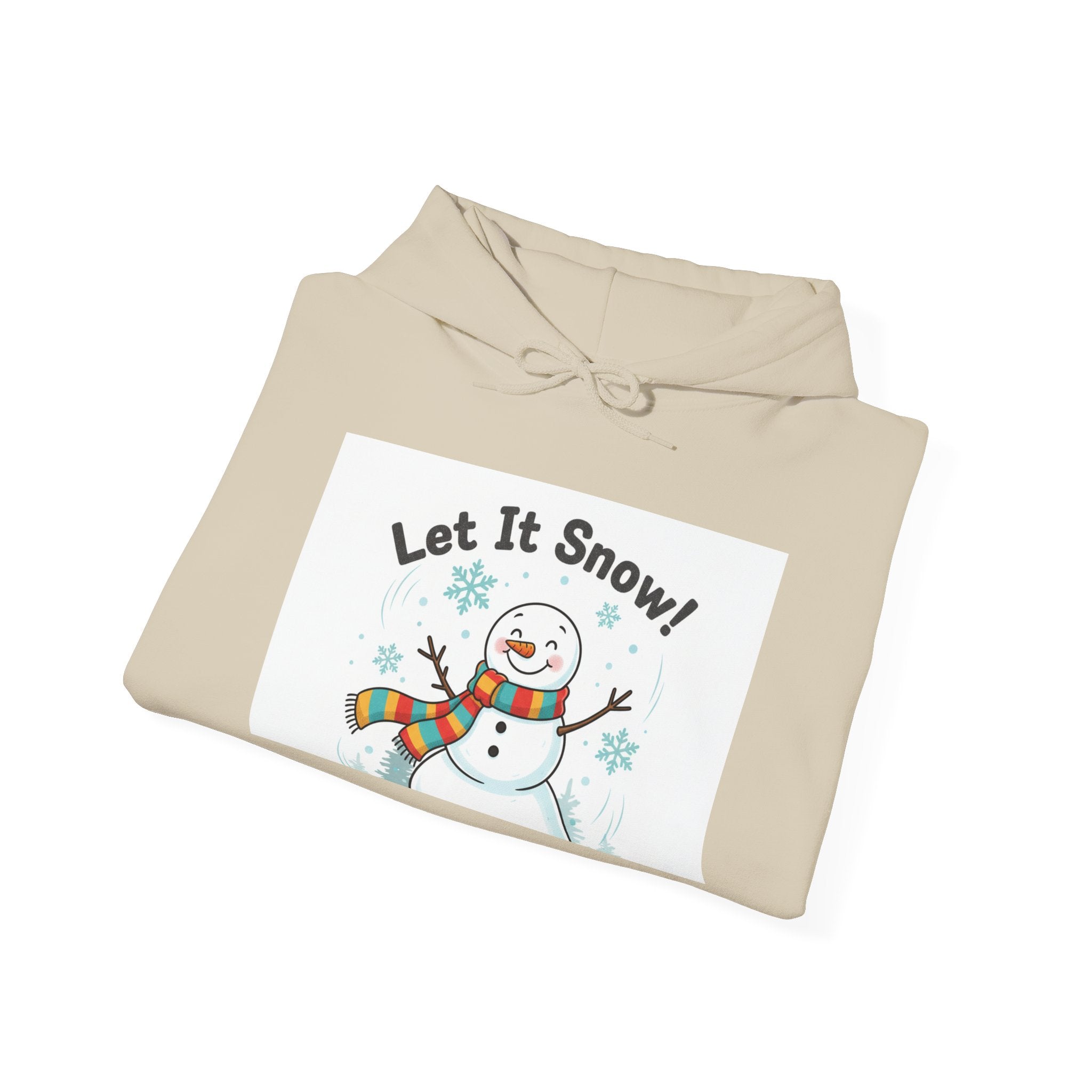 Let It Snow Snowman Hoodie | snow day, cozy winter shirt