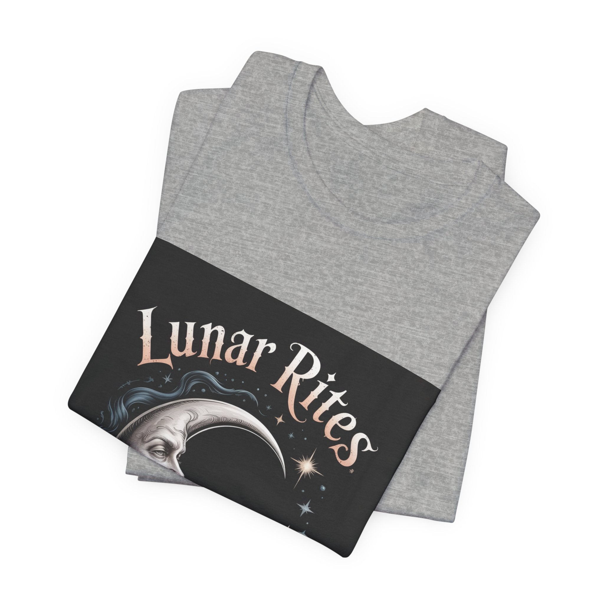 Lunar Rites Tee | witchy Christmas, winter solstice art