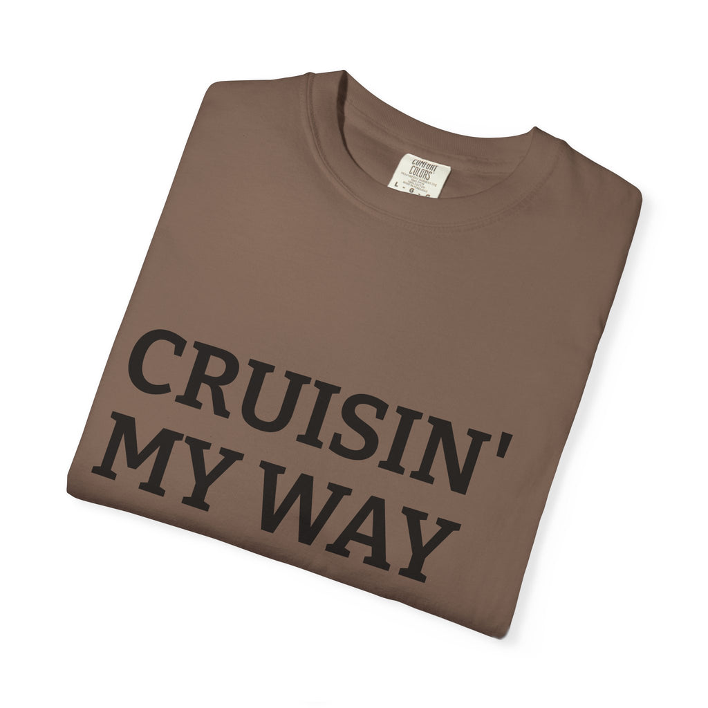 Cruisin' My Way into 60 T-Shirt — 60th Birthday Graphic Tee