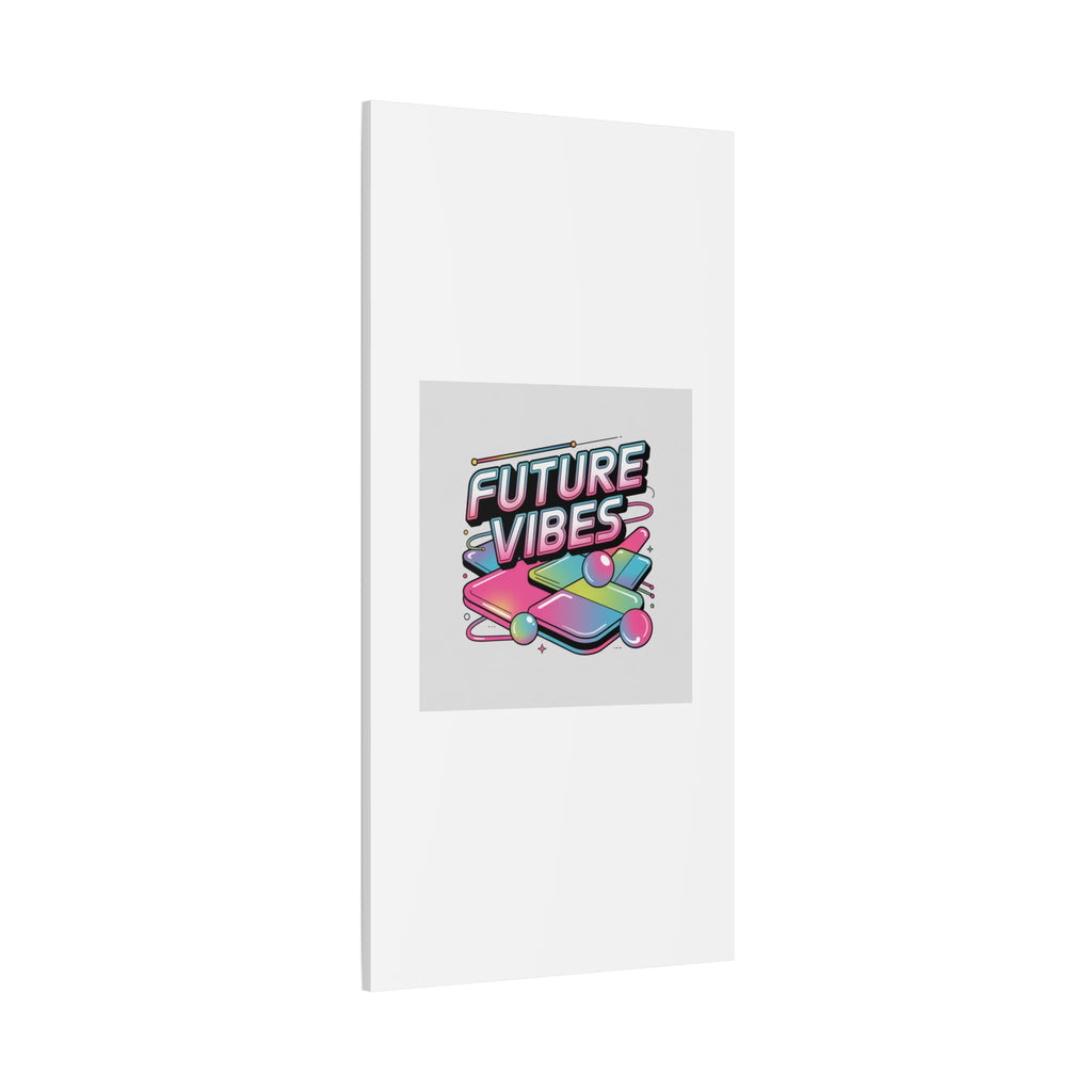 Future Vibes Canvas | Y2K Cyber Holo, Retro Tech Print