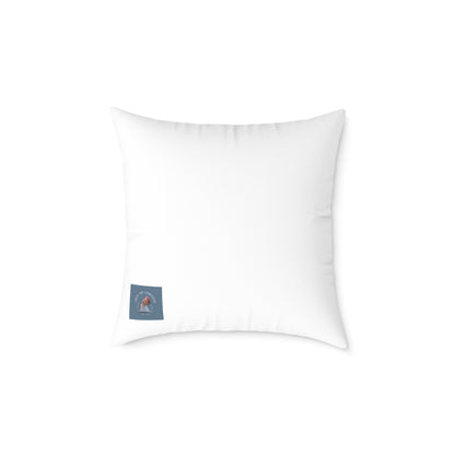 Santa Cookie and Cocoa Square Poly Canvas Pillow | Christmas Decor