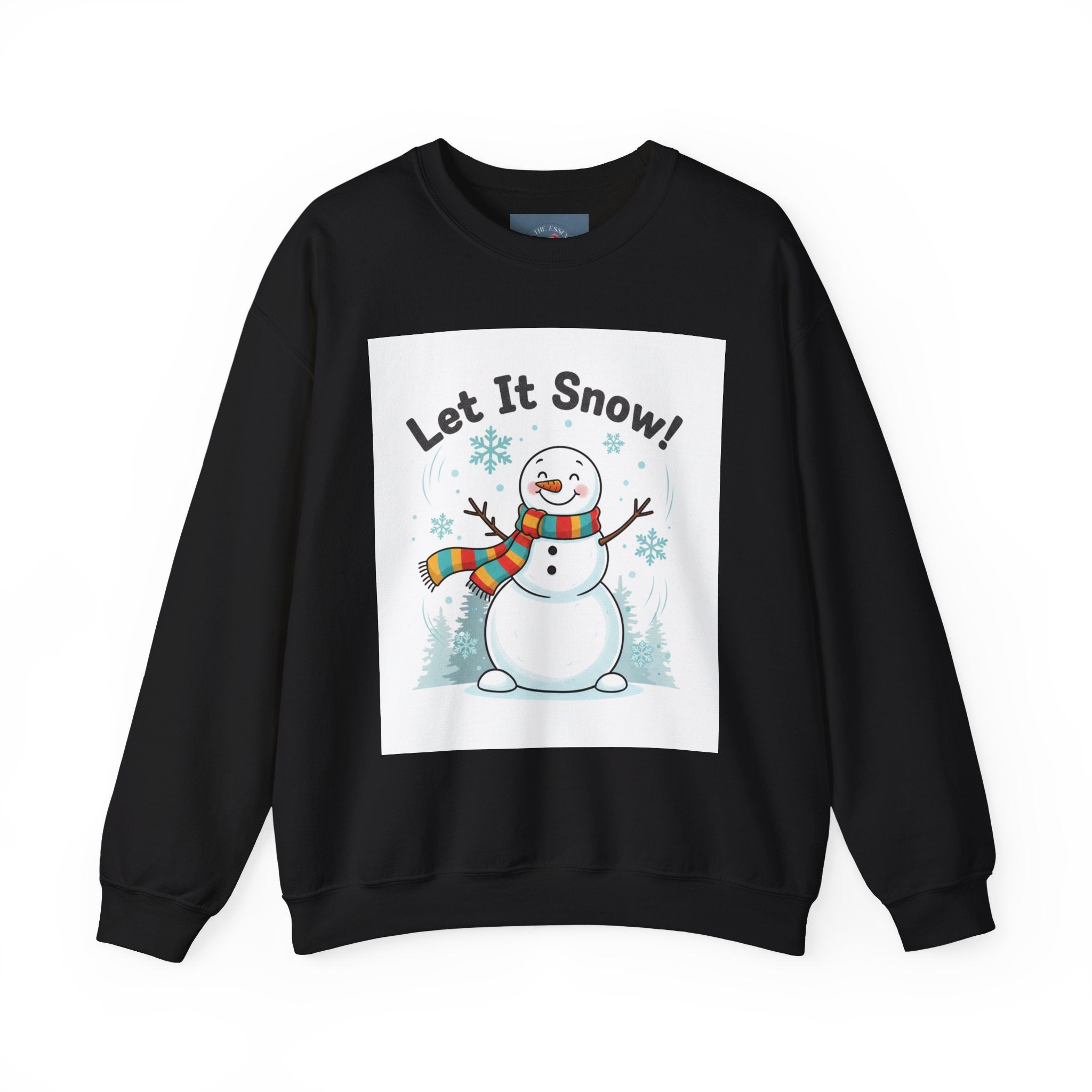 Let It Snow Snowman Sweatshirt | snow day, cozy winter shirt