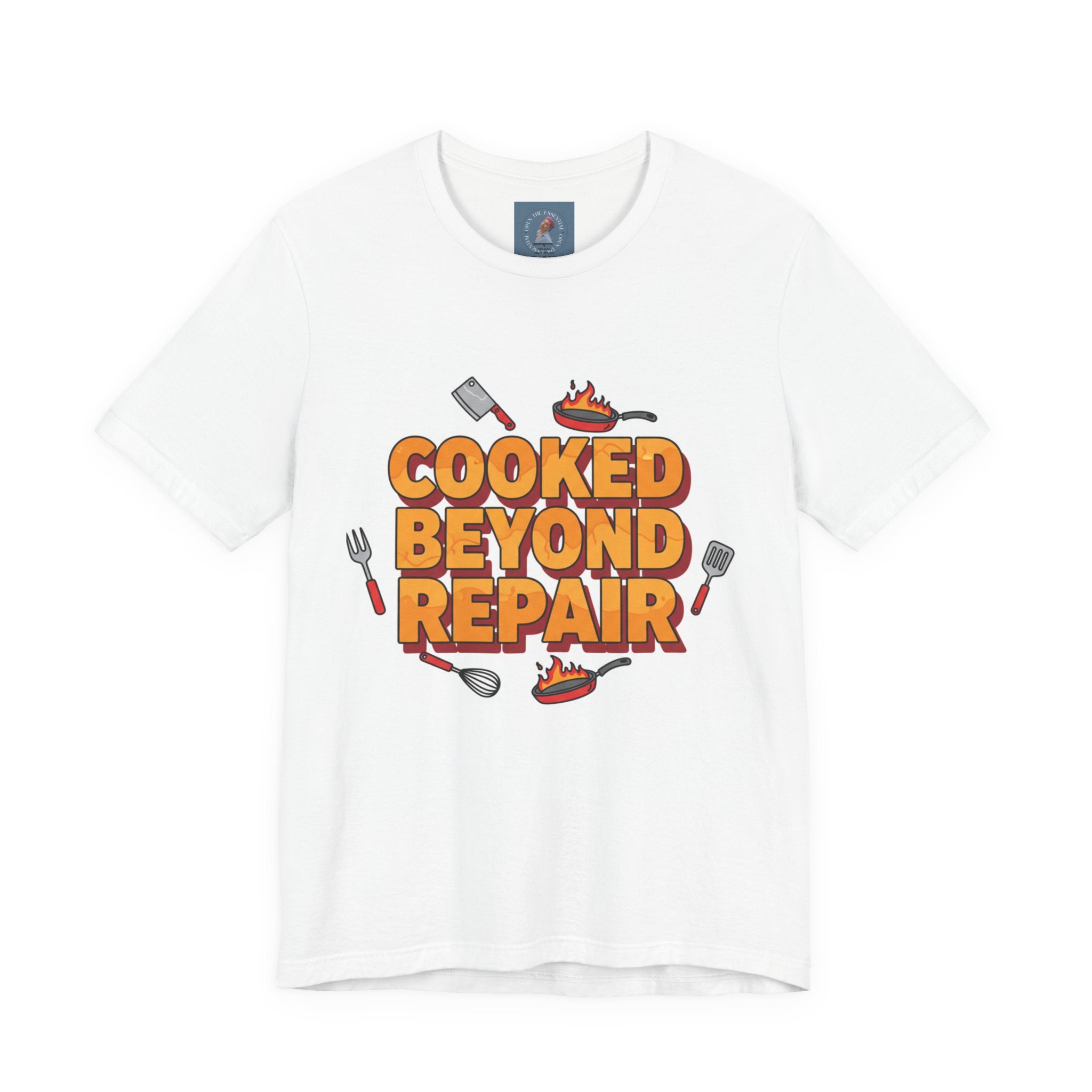 Cooked Beyond Repair T-Shirt | burnout snack, exhaustion meme