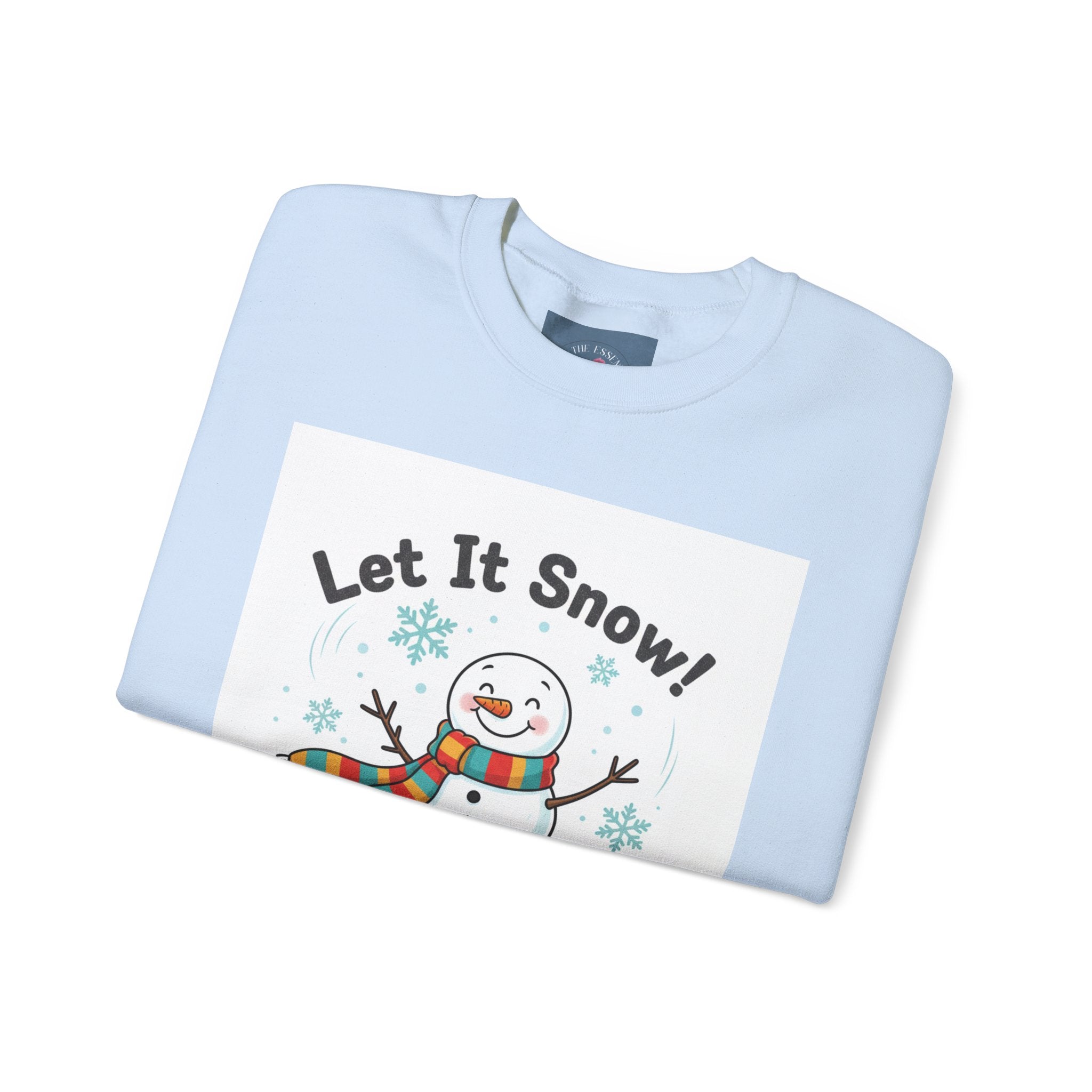 Let It Snow Snowman Sweatshirt | snow day, cozy winter shirt