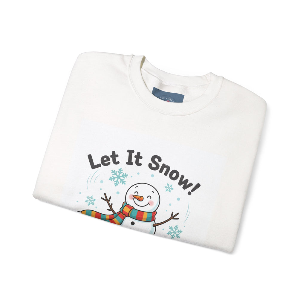 Let It Snow Snowman Sweatshirt | snow day, cozy winter shirt