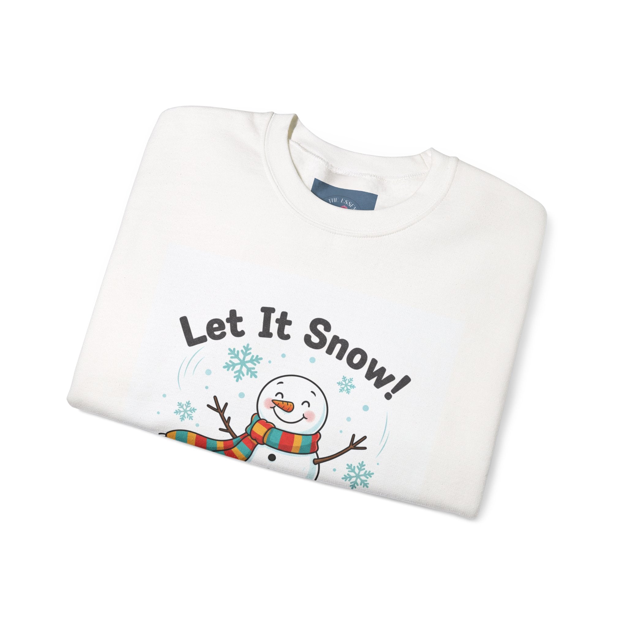 Let It Snow Snowman Sweatshirt | snow day, cozy winter shirt