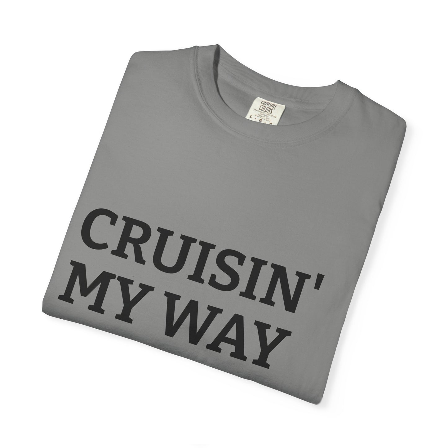 Cruisin' My Way into 60 T-Shirt — 60th Birthday Graphic Tee