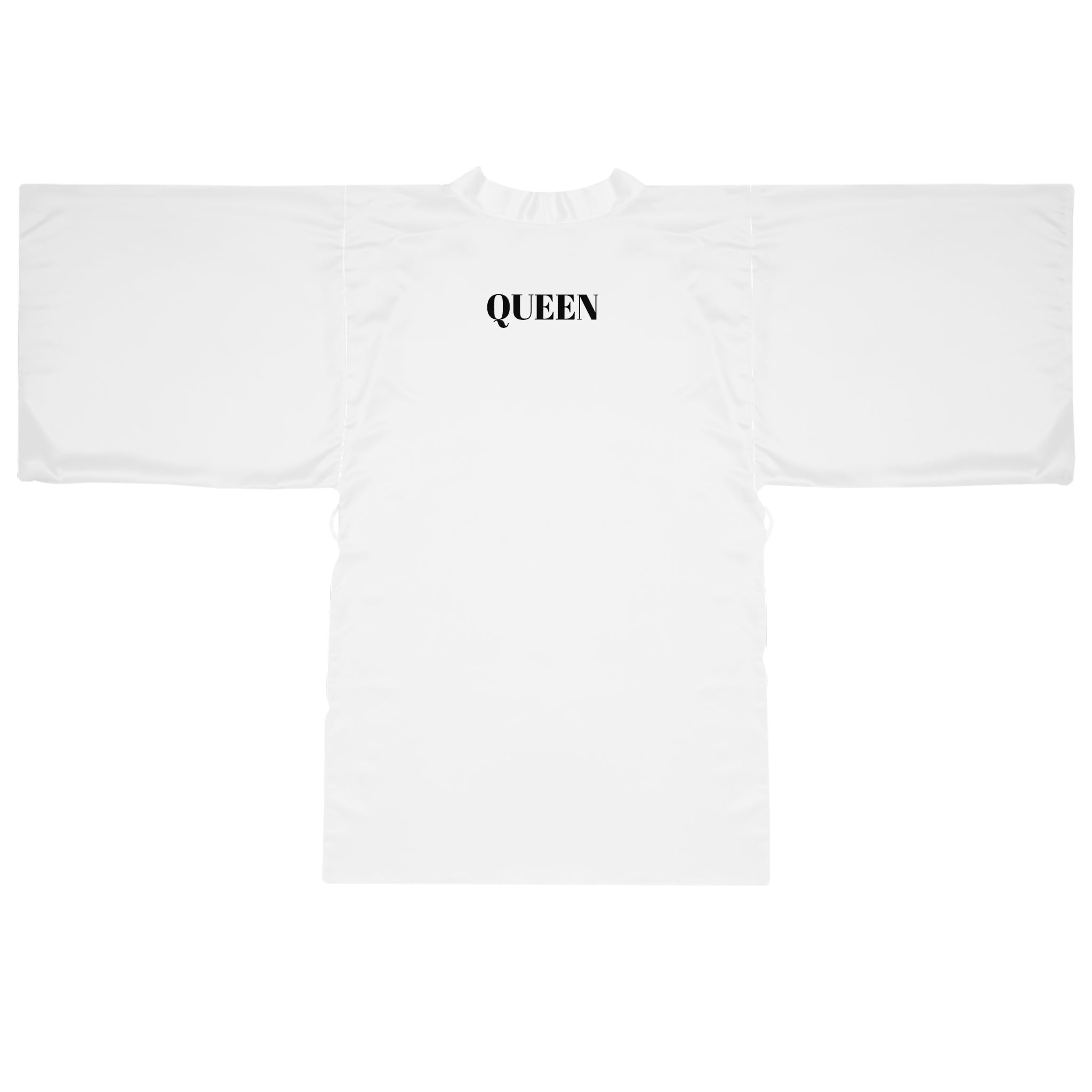 Queen Kimono Robe — Long Sleeve AOP Lounge Wrap