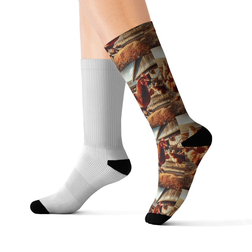 Chicken Socks - Fun Gift for All Occasions, Creative Accessories, Unique Socks, Personalized Footwear, Stylish Daily Wear