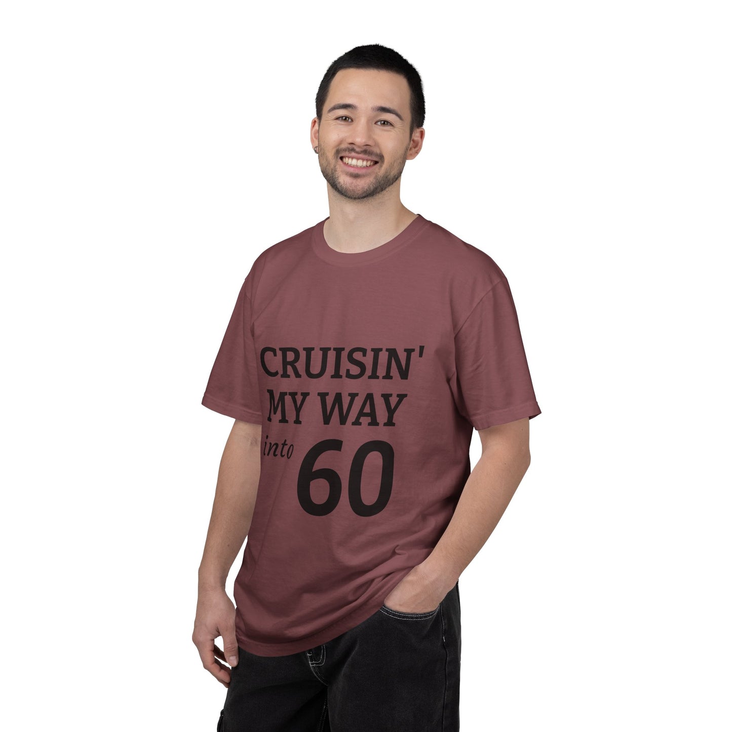 Cruisin' My Way into 60 T-Shirt — 60th Birthday Graphic Tee
