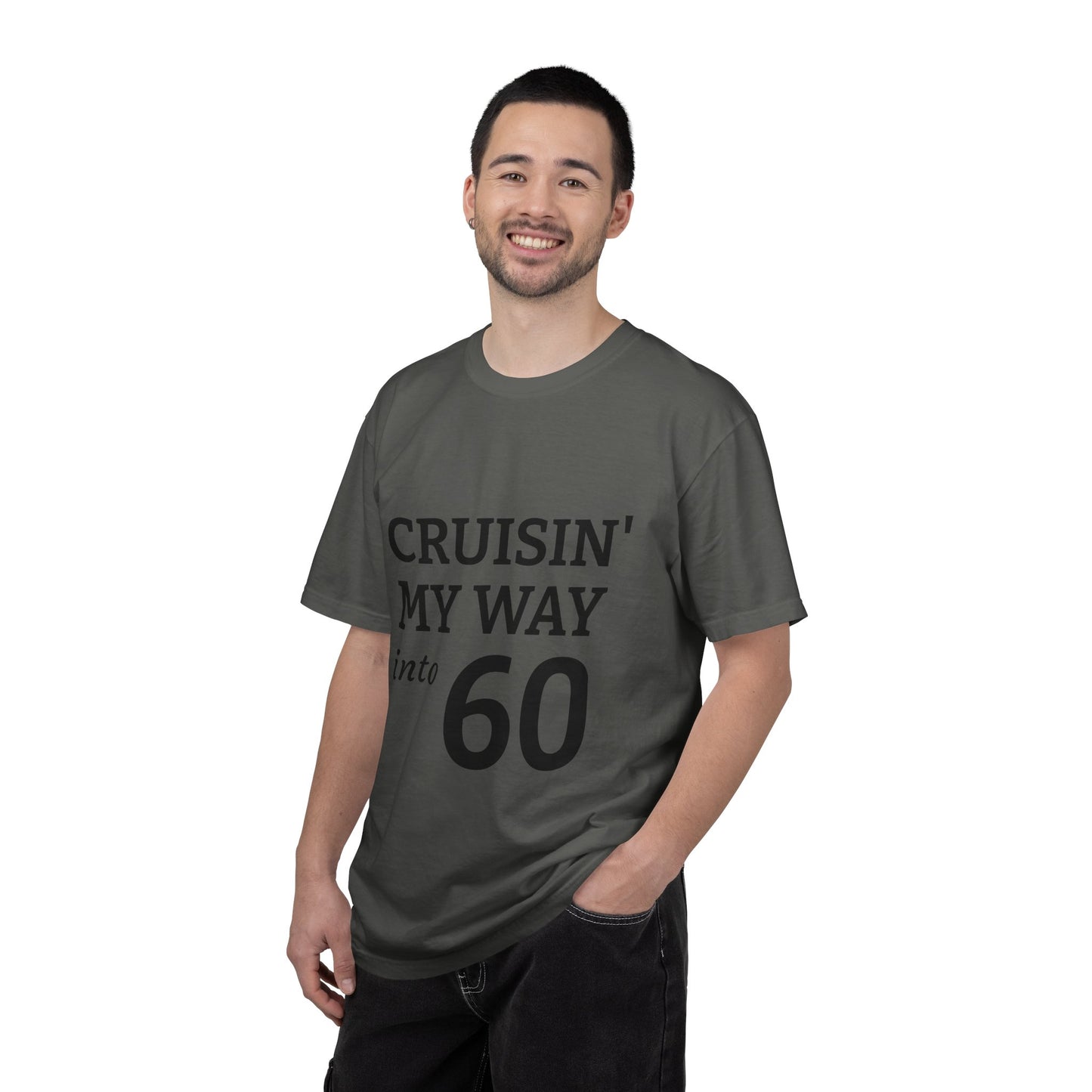 Cruisin' My Way into 60 T-Shirt — 60th Birthday Graphic Tee