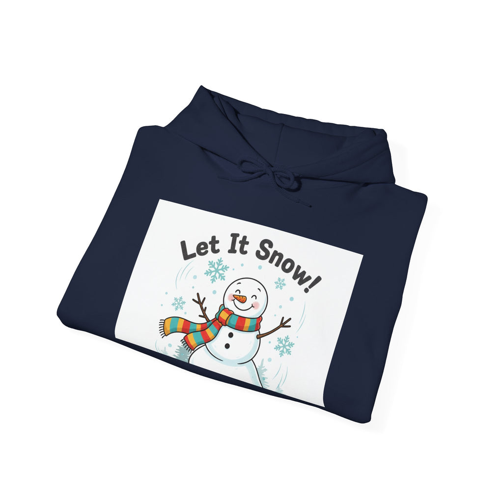 Let It Snow Snowman Hoodie | snow day, cozy winter shirt