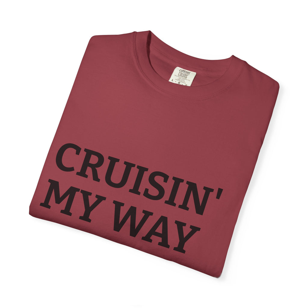 Cruisin' My Way into 60 T-Shirt — 60th Birthday Graphic Tee