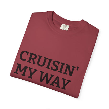 Cruisin' My Way into 60 T-Shirt — 60th Birthday Graphic Tee