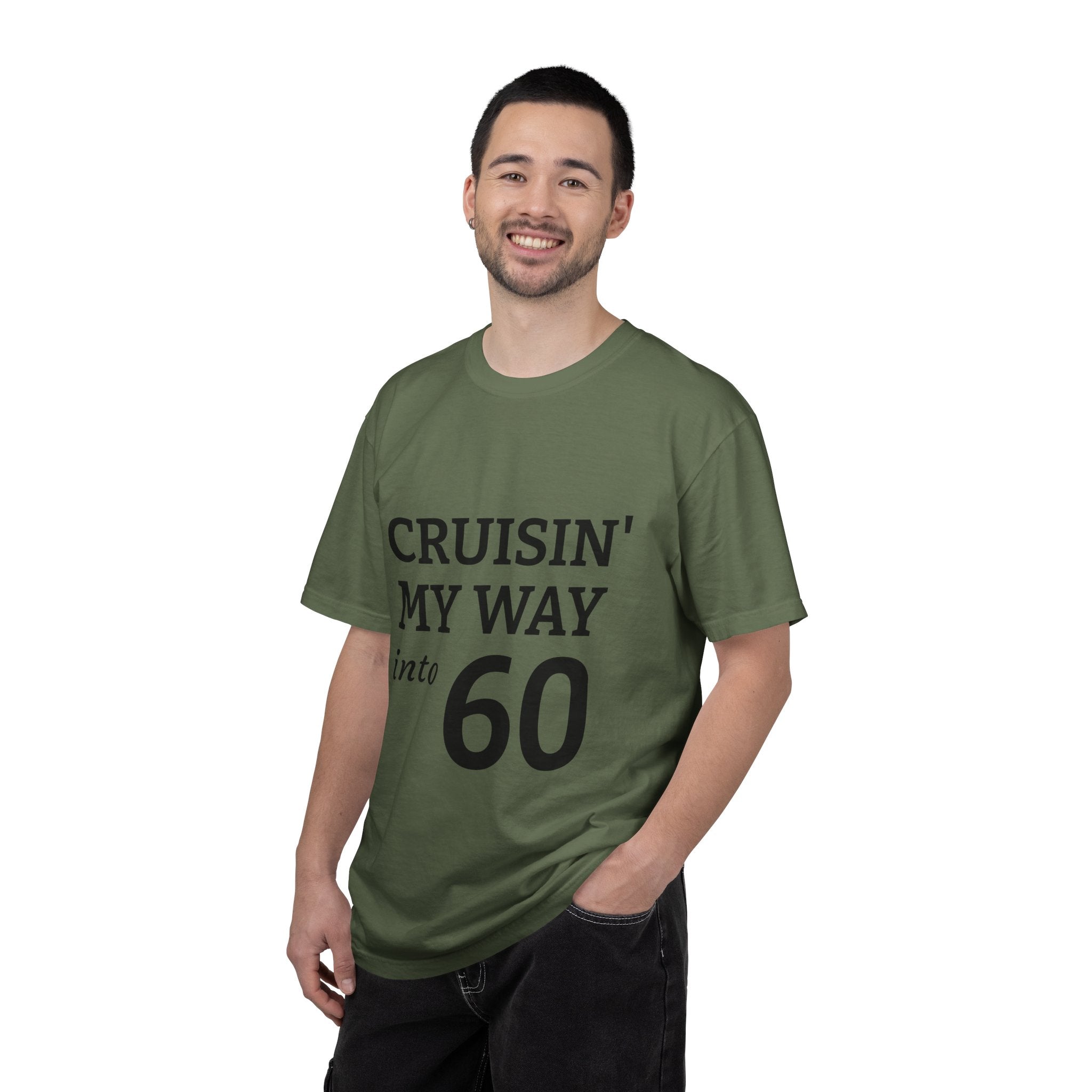 Cruisin' My Way into 60 T-Shirt — 60th Birthday Graphic Tee