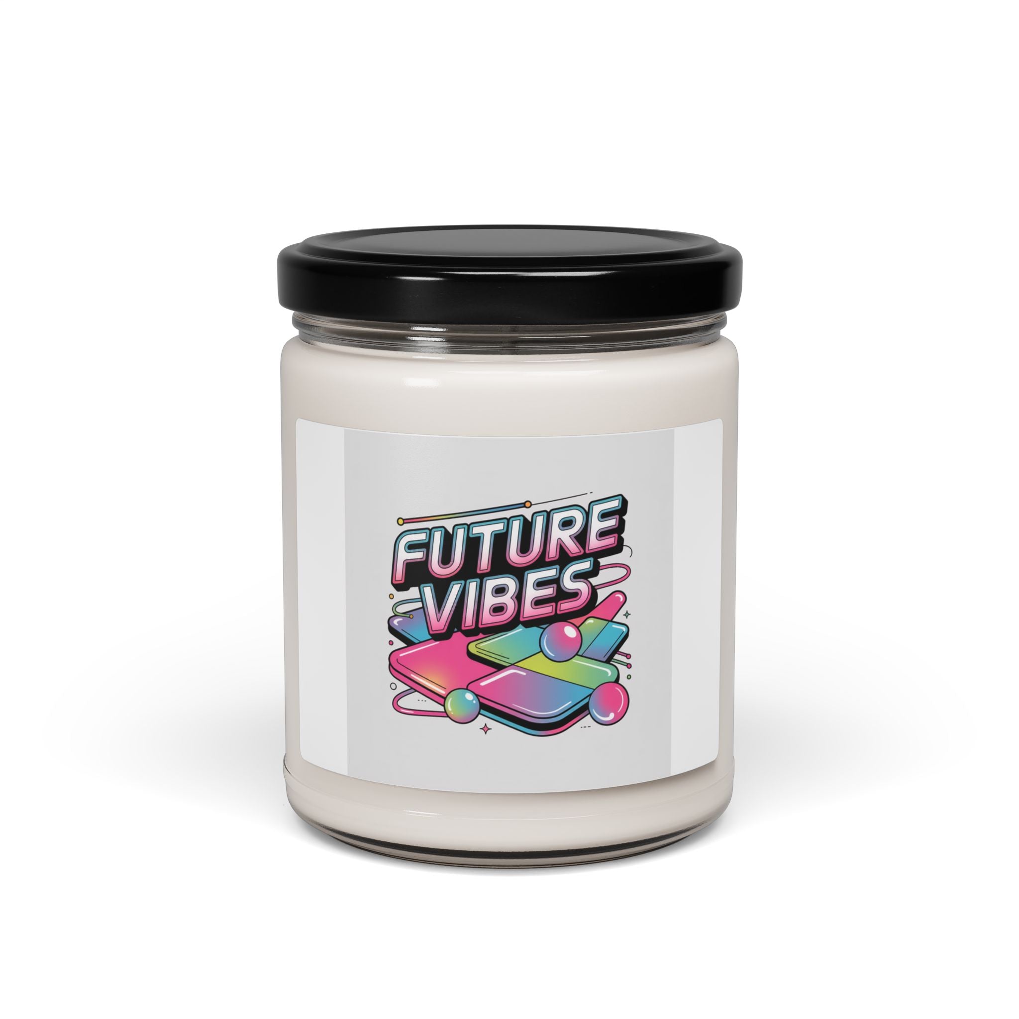 Future Vibes Candle | Y2K Cyber Holo Soy Candle, 9oz