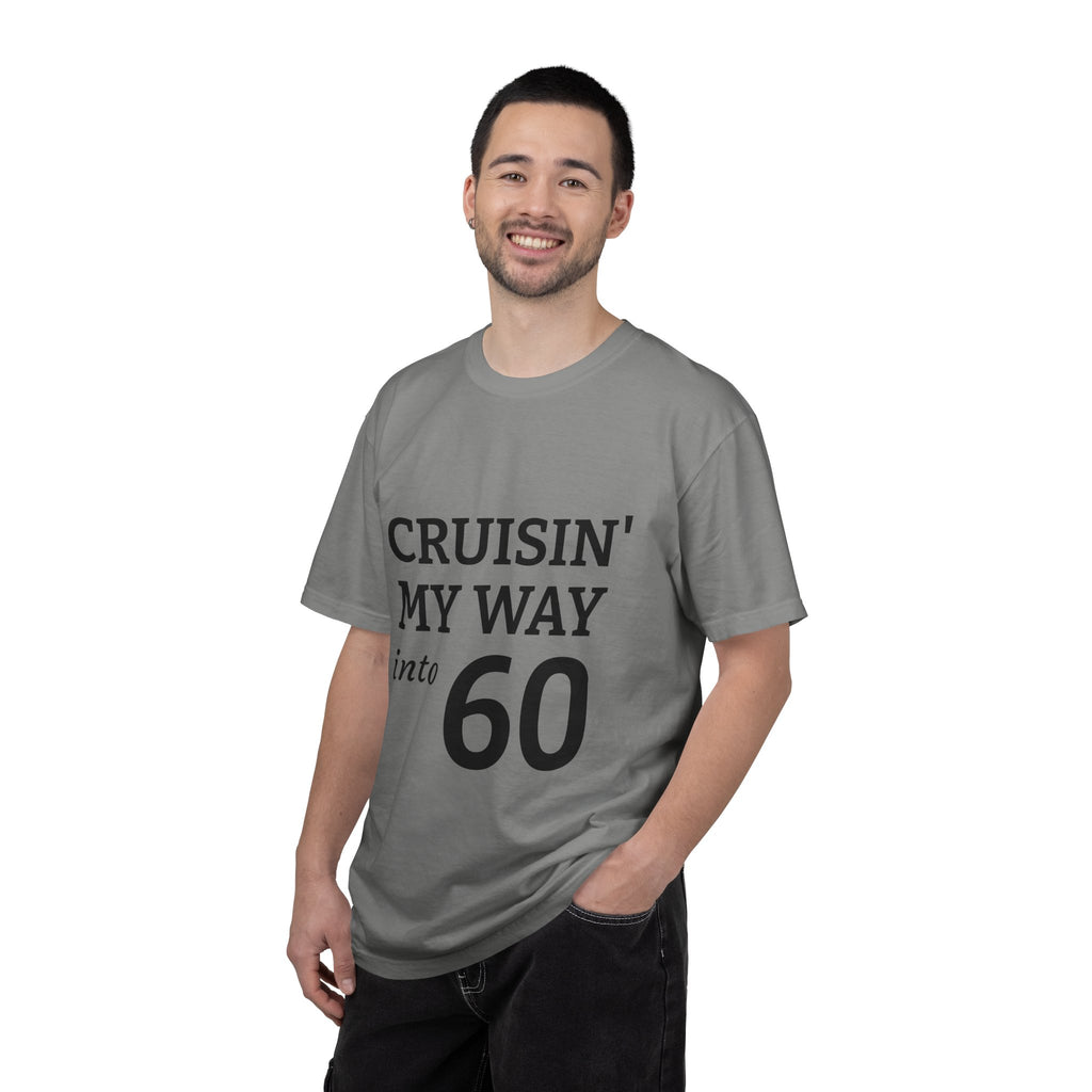 Cruisin' My Way into 60 T-Shirt — 60th Birthday Graphic Tee