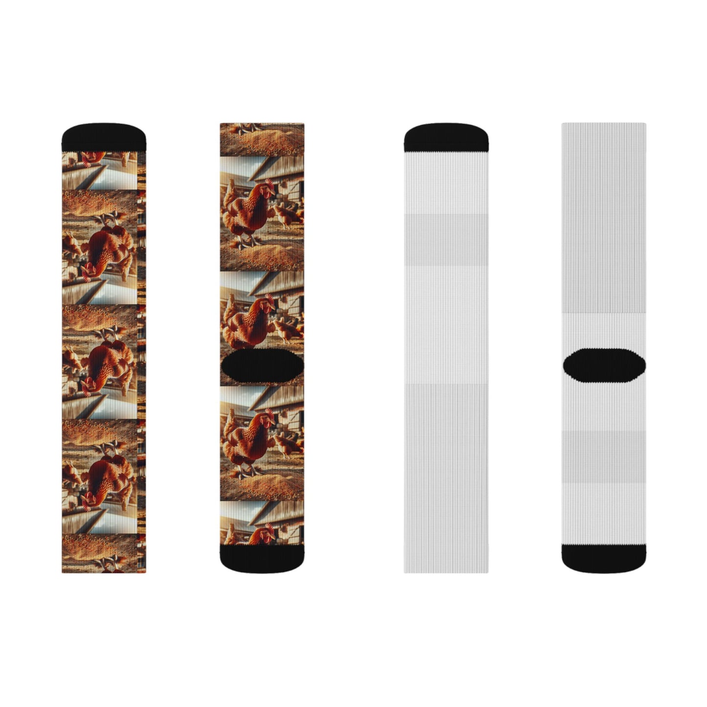 Chicken Socks - Fun Gift for All Occasions, Creative Accessories, Unique Socks, Personalized Footwear, Stylish Daily Wear