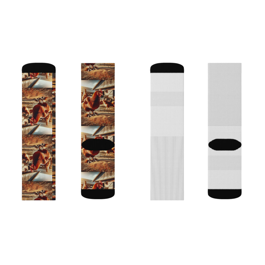 Chicken Socks - Fun Gift for All Occasions, Creative Accessories, Unique Socks, Personalized Footwear, Stylish Daily Wear