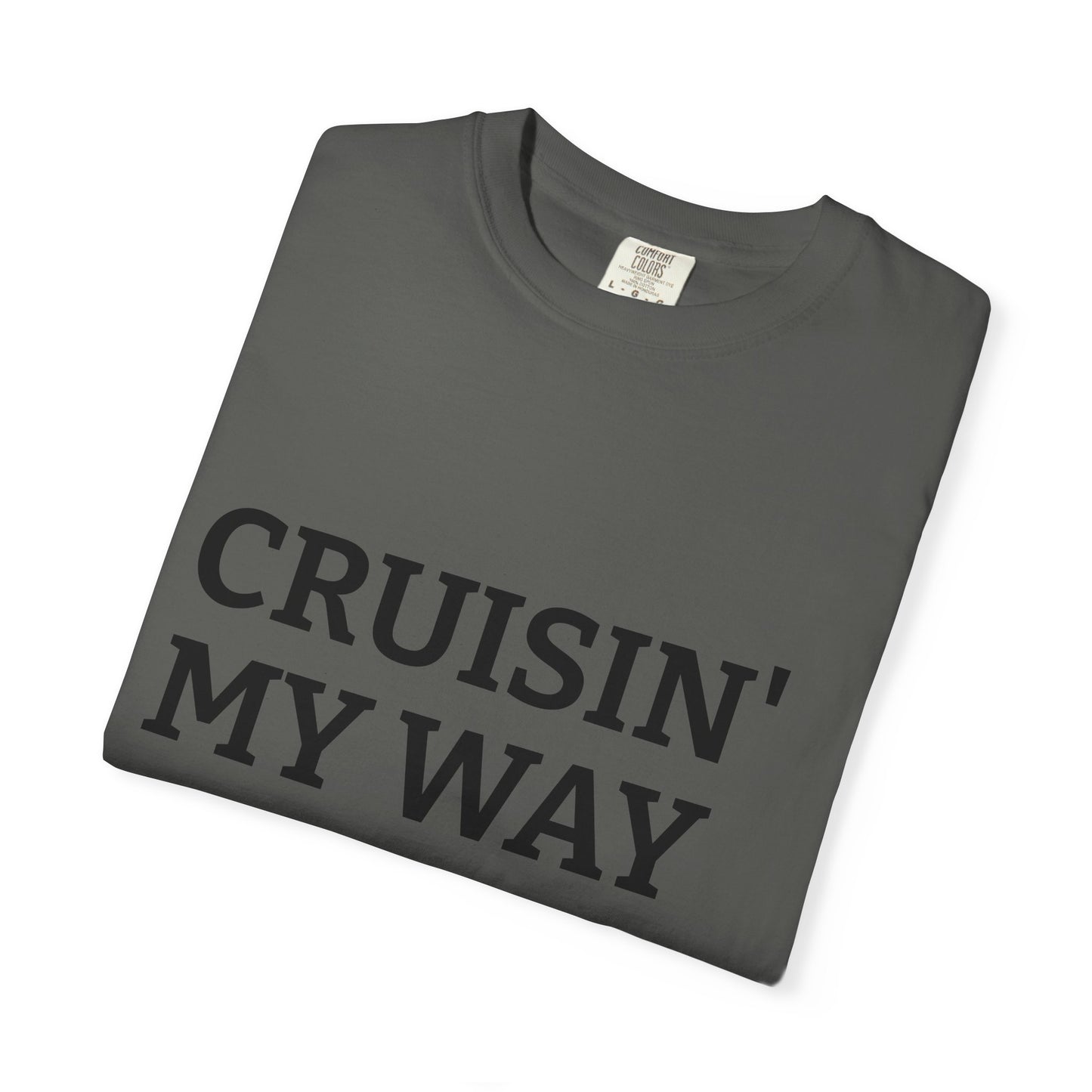 Cruisin' My Way into 60 T-Shirt — 60th Birthday Graphic Tee