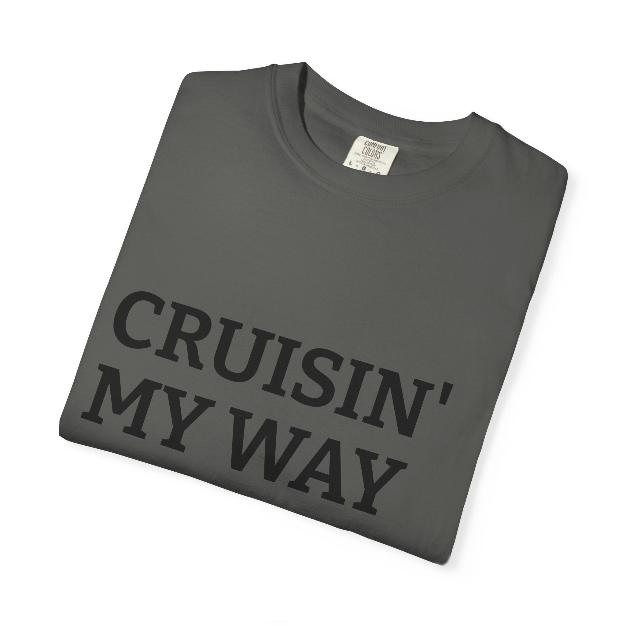 Cruisin' My Way into 60 T-Shirt — 60th Birthday Graphic Tee