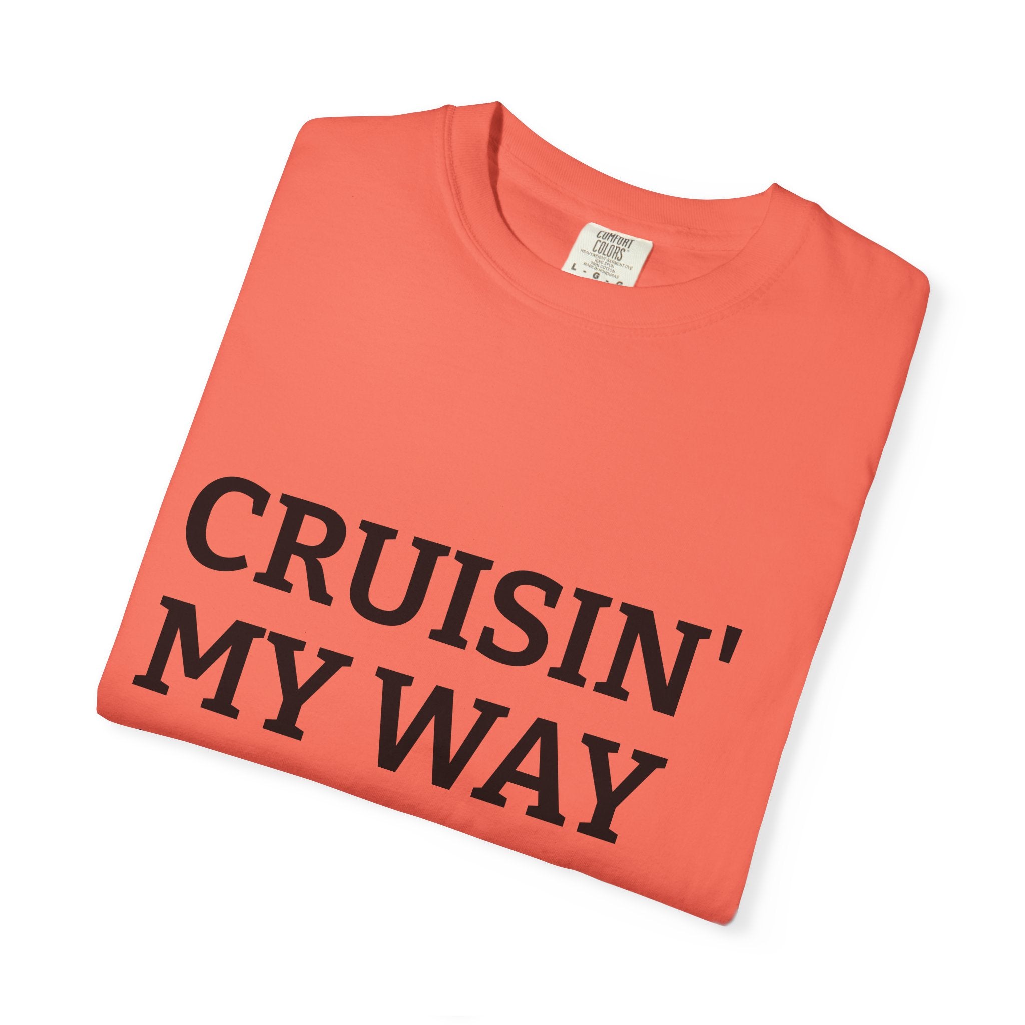 Cruisin' My Way into 60 T-Shirt — 60th Birthday Graphic Tee
