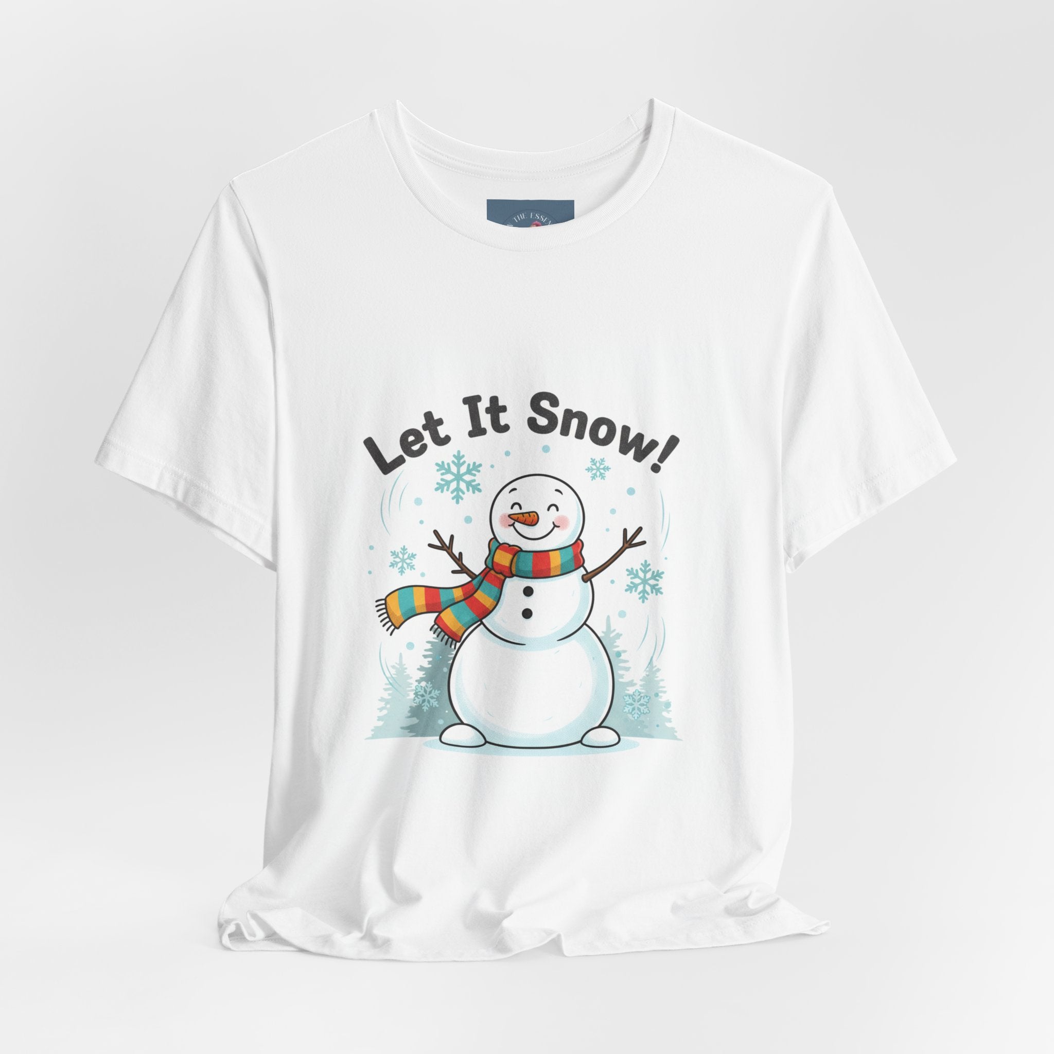 Let It Snow Snowman Tee | snow day, cozy winter shirt