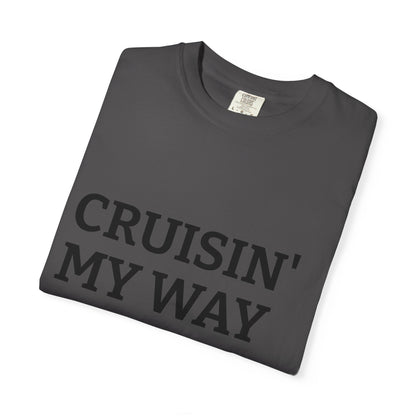 Cruisin' My Way into 60 T-Shirt — 60th Birthday Graphic Tee