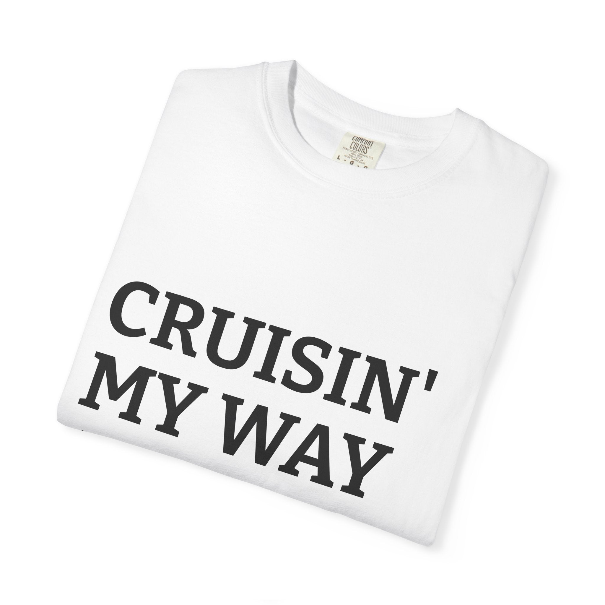 Cruisin' My Way into 60 T-Shirt — 60th Birthday Graphic Tee