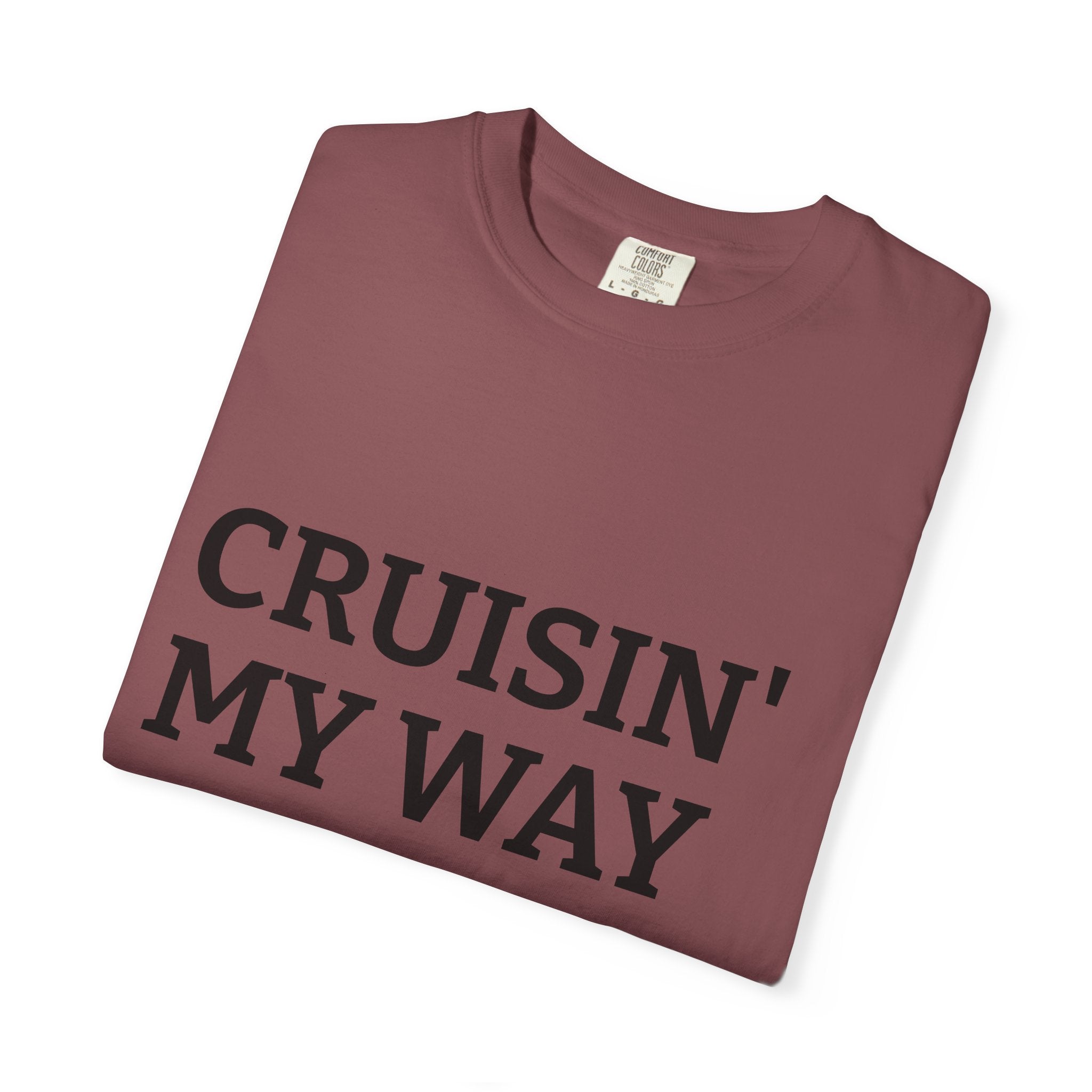 Cruisin' My Way into 60 T-Shirt — 60th Birthday Graphic Tee