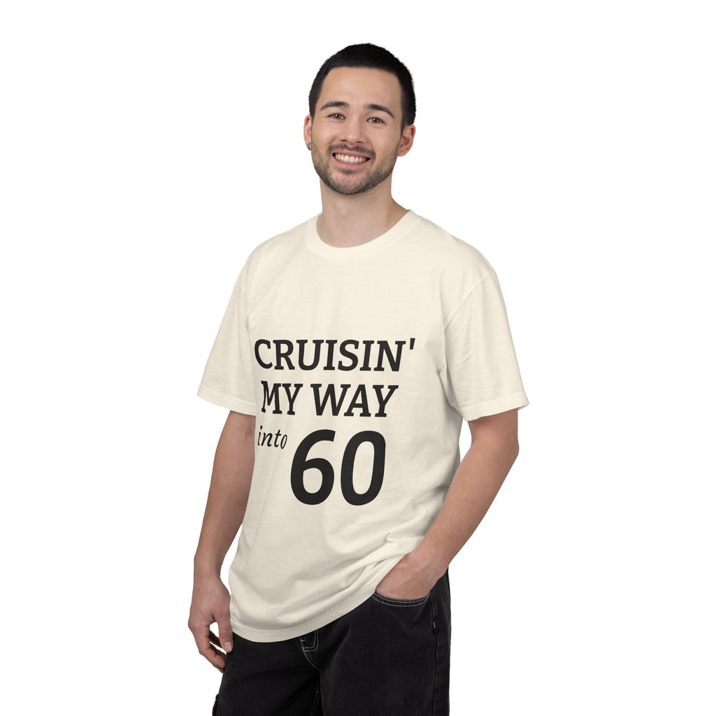 Cruisin' My Way into 60 T-Shirt — 60th Birthday Graphic Tee