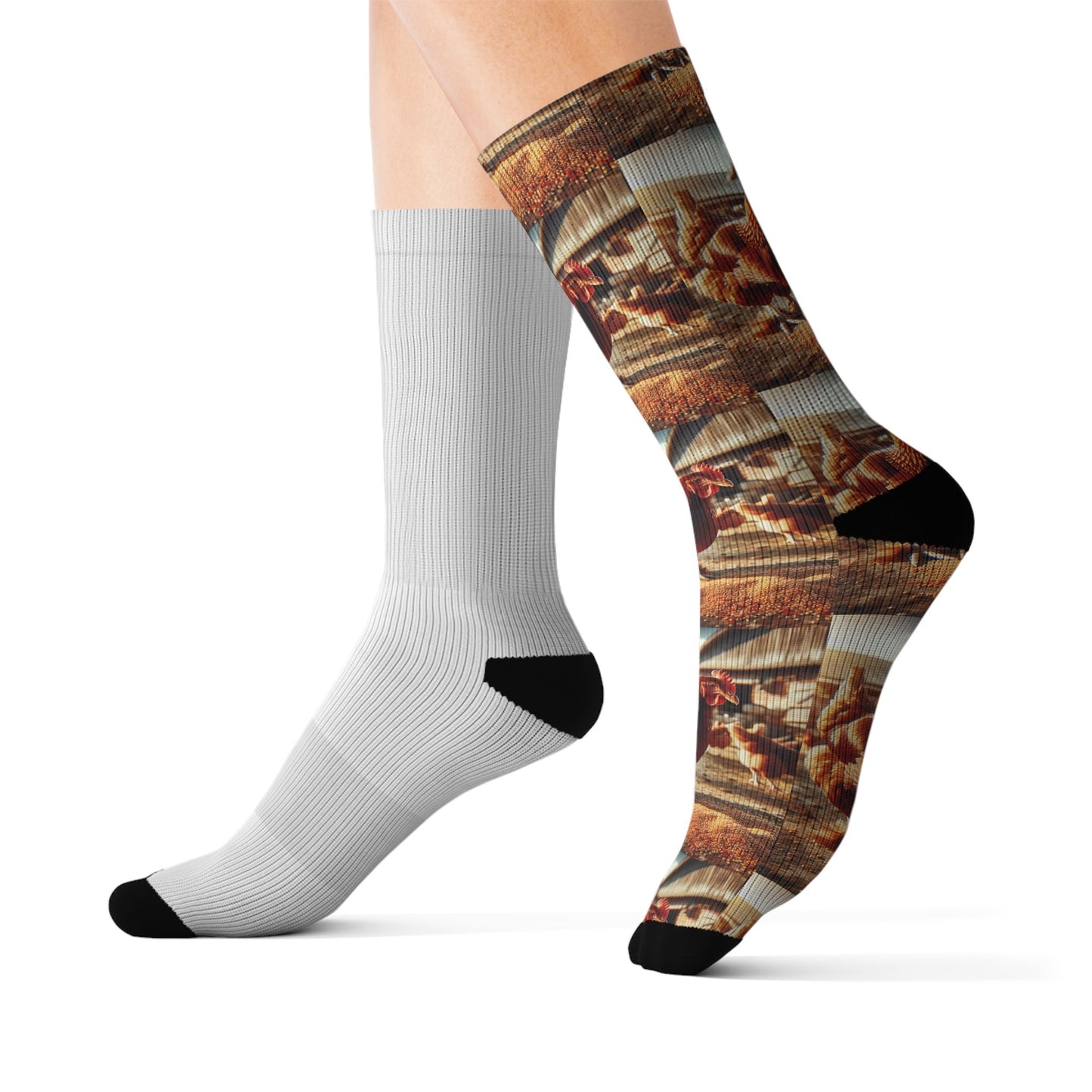 Chicken Socks - Fun Gift for All Occasions, Creative Accessories, Unique Socks, Personalized Footwear, Stylish Daily Wear