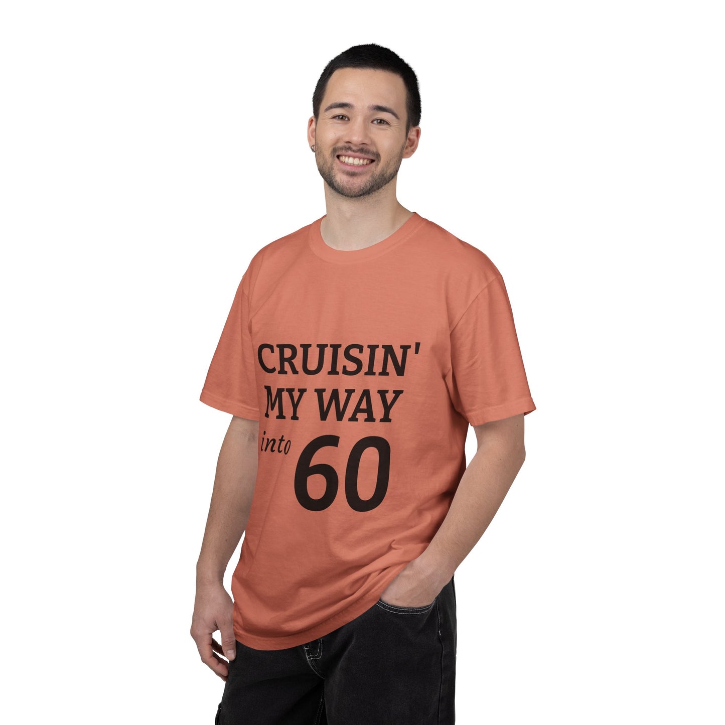 Cruisin' My Way into 60 T-Shirt — 60th Birthday Graphic Tee