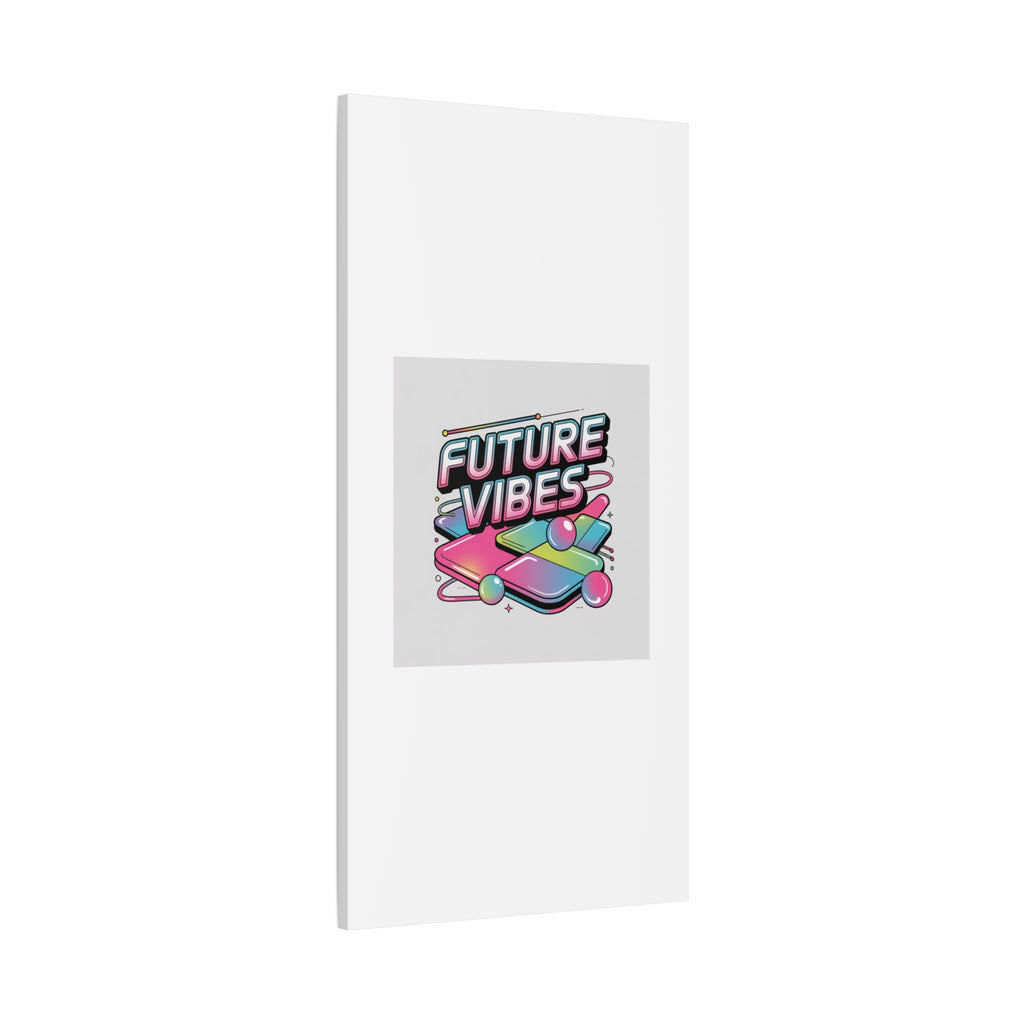 Future Vibes Canvas | Y2K Cyber Holo, Retro Tech Print
