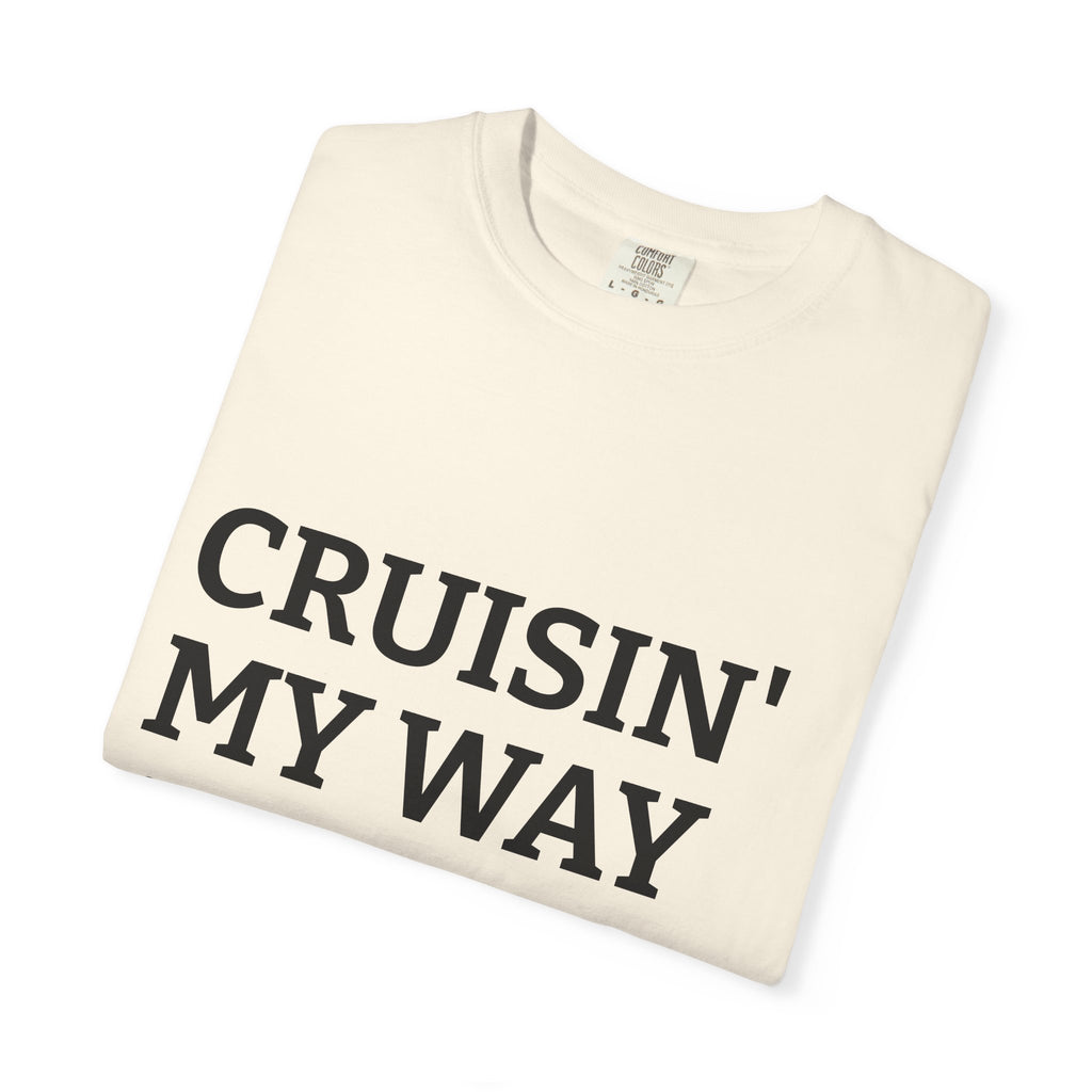 Cruisin' My Way into 60 T-Shirt — 60th Birthday Graphic Tee