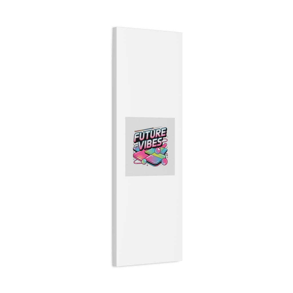Future Vibes Canvas | Y2K Cyber Holo, Retro Tech Print