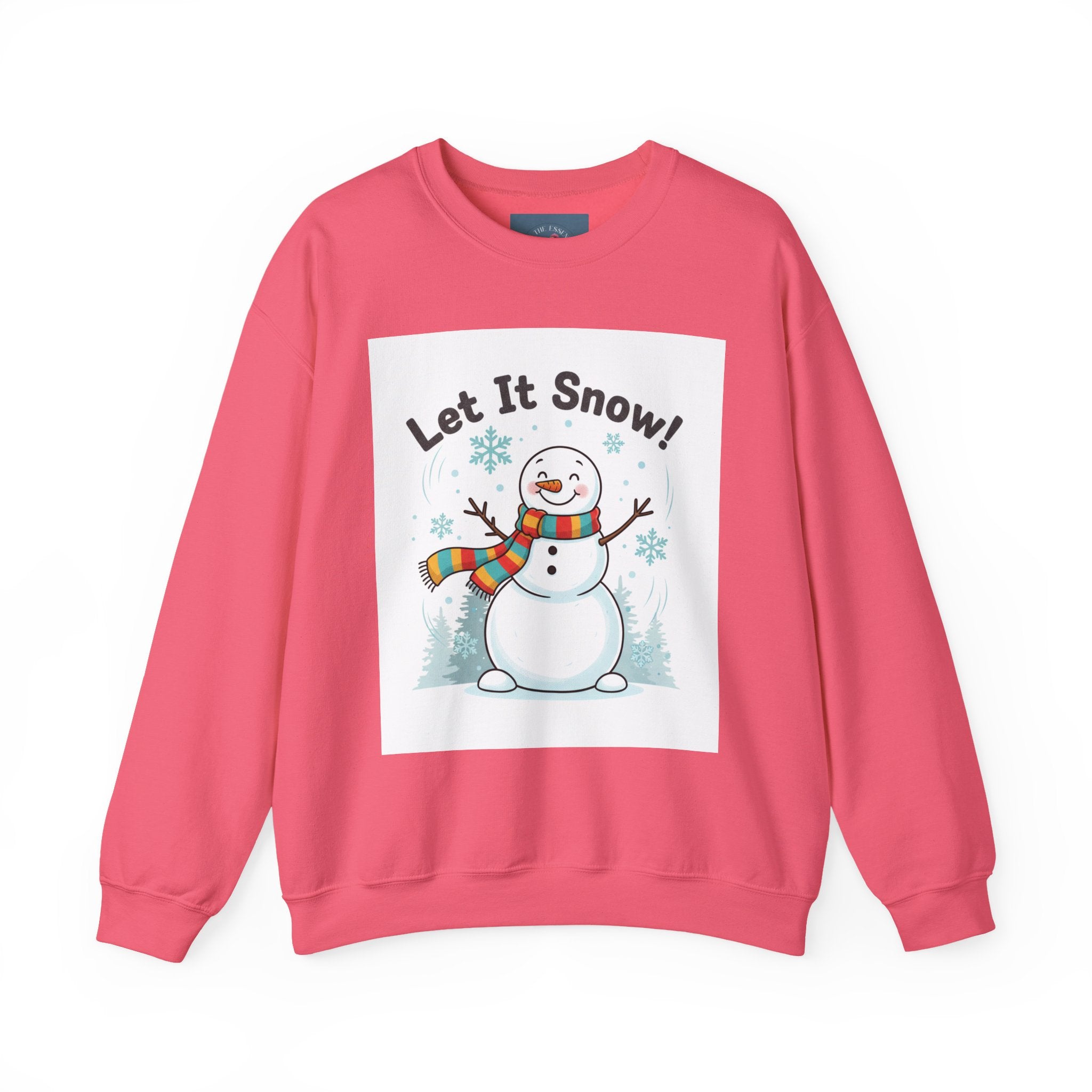 Let It Snow Snowman Sweatshirt | snow day, cozy winter shirt