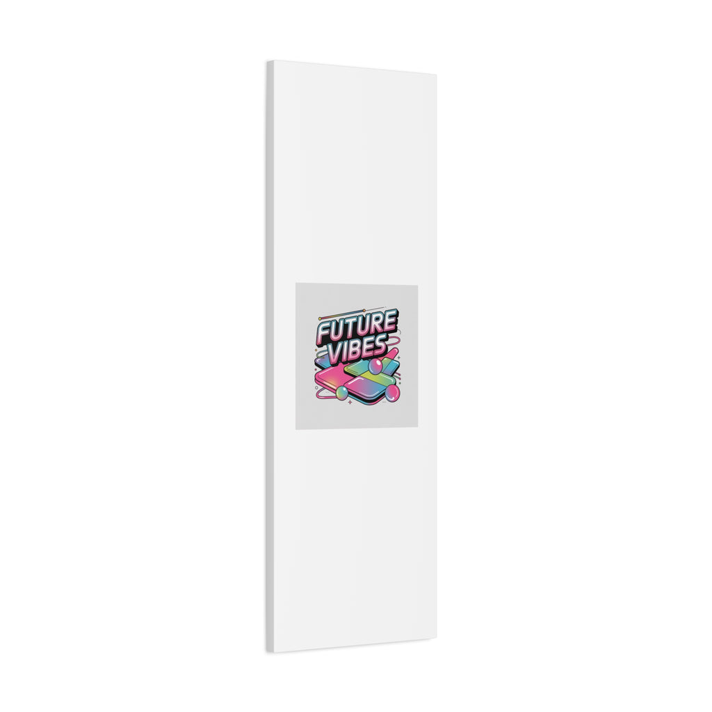 Future Vibes Canvas | Y2K Cyber Holo, Retro Tech Print