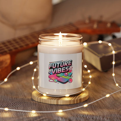 Future Vibes Candle | Y2K Cyber Holo Soy Candle, 9oz