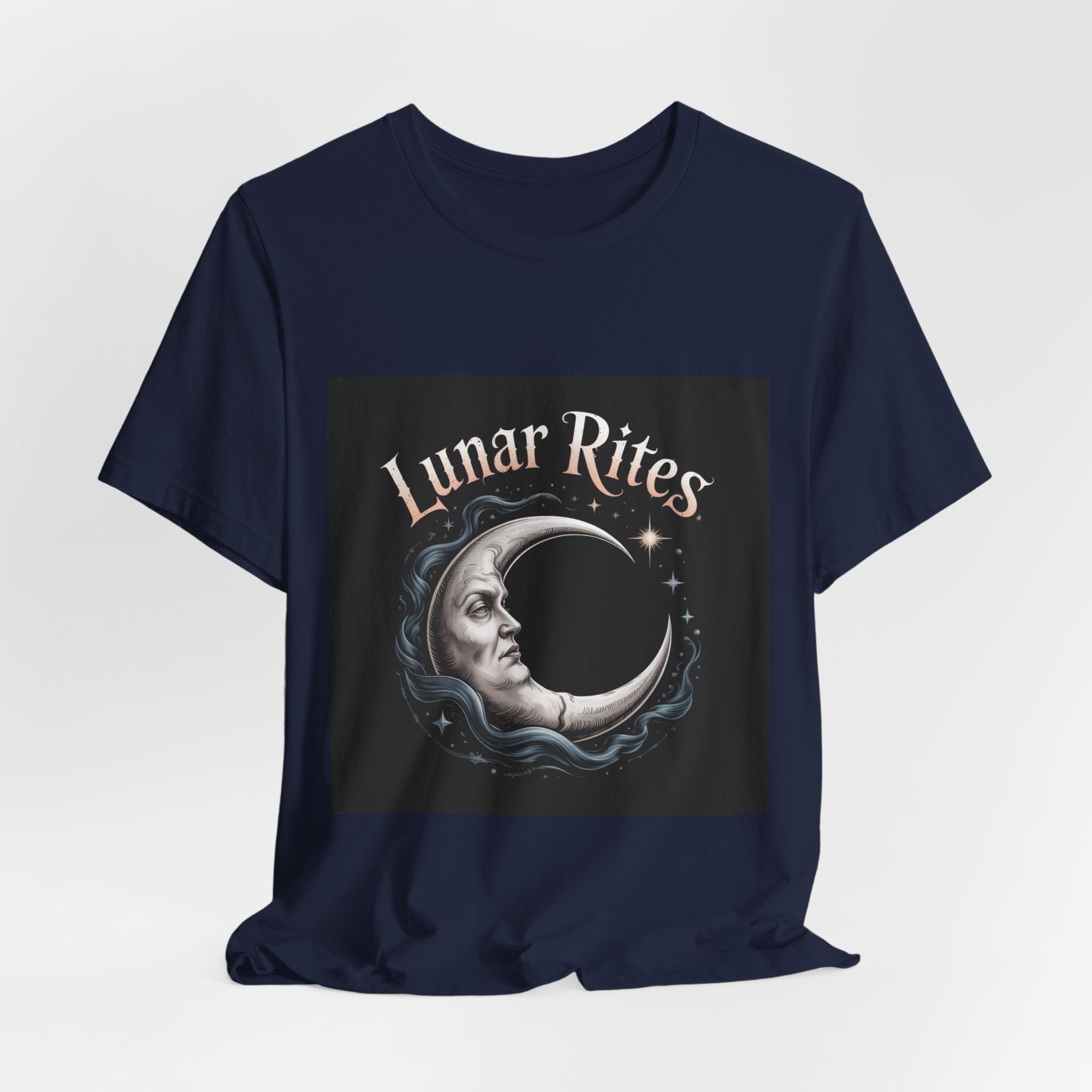 Lunar Rites Tee | witchy Christmas, winter solstice art